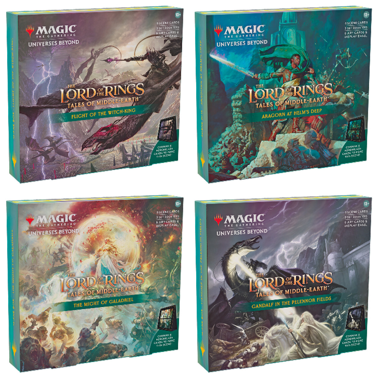 Карточная игра Magic: The Gathering - The Lord of the Rings - Tales of Middle-Earth - Scene Box (Set of 4)
Карточная игра Magic: The Gathering - The Lord of the Rings - Tales of Middle-Earth - Scene Box (Set of 4)
