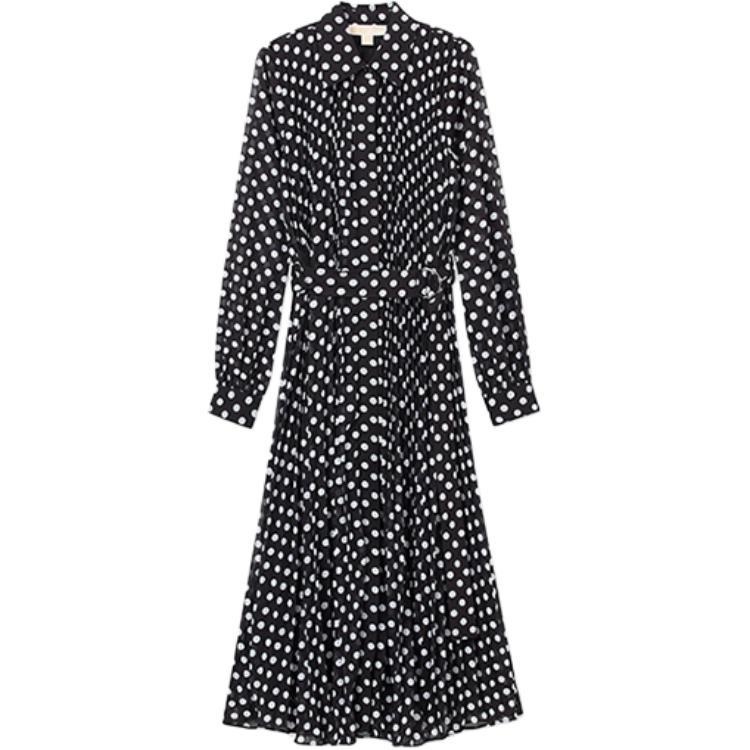 Платье-рубашка из жоржета MICHAEL KORS, черный
Платье-рубашка из жоржета MICHAEL KORS, черный