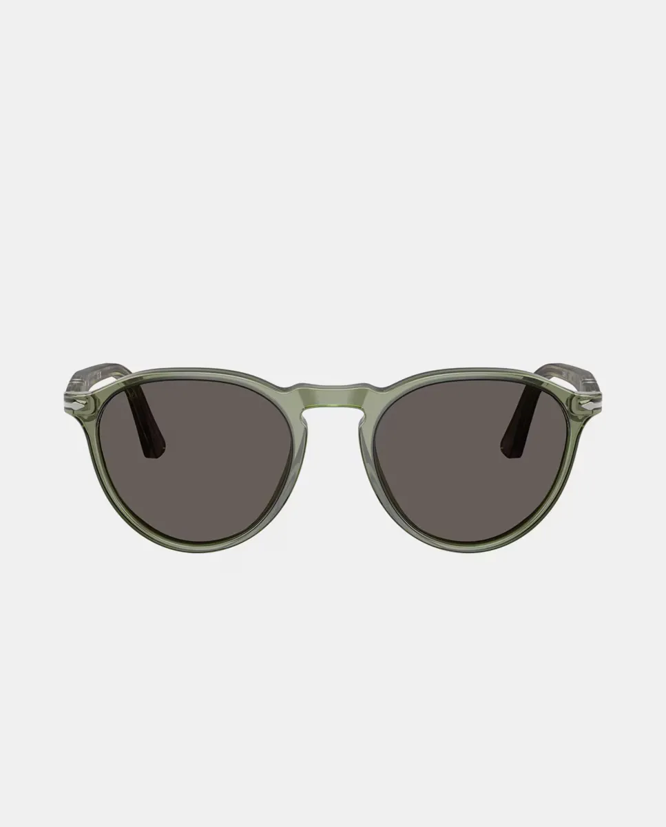 Круглые солнцезащитные очки унисекс из черного ацетата с поляризованными линзами Persol, зеленый
Круглые солнцезащитные очки унисекс из черного ацетата с поляризованными линзами Persol, зеленый