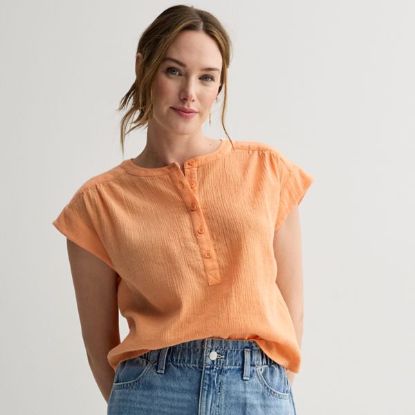 Женский топ с рукавом долман на запах Sonoma Goods For Life, цвет peach spritz
Женский топ с рукавом долман на запах Sonoma Goods For Life, цвет peach spritz