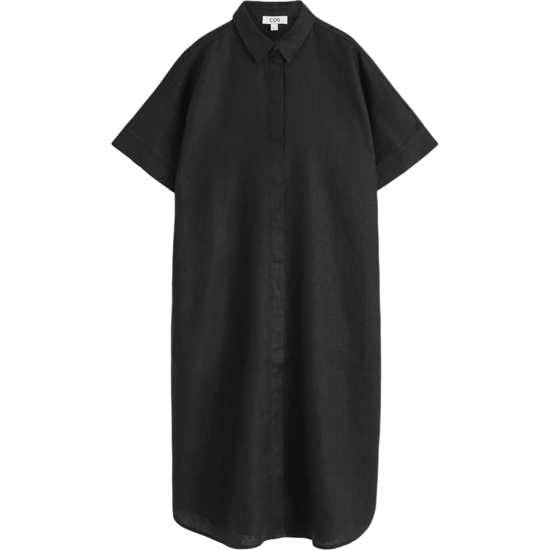 COS Женское черное платье с коротким рукавом
COS Женское черное платье с коротким рукавом