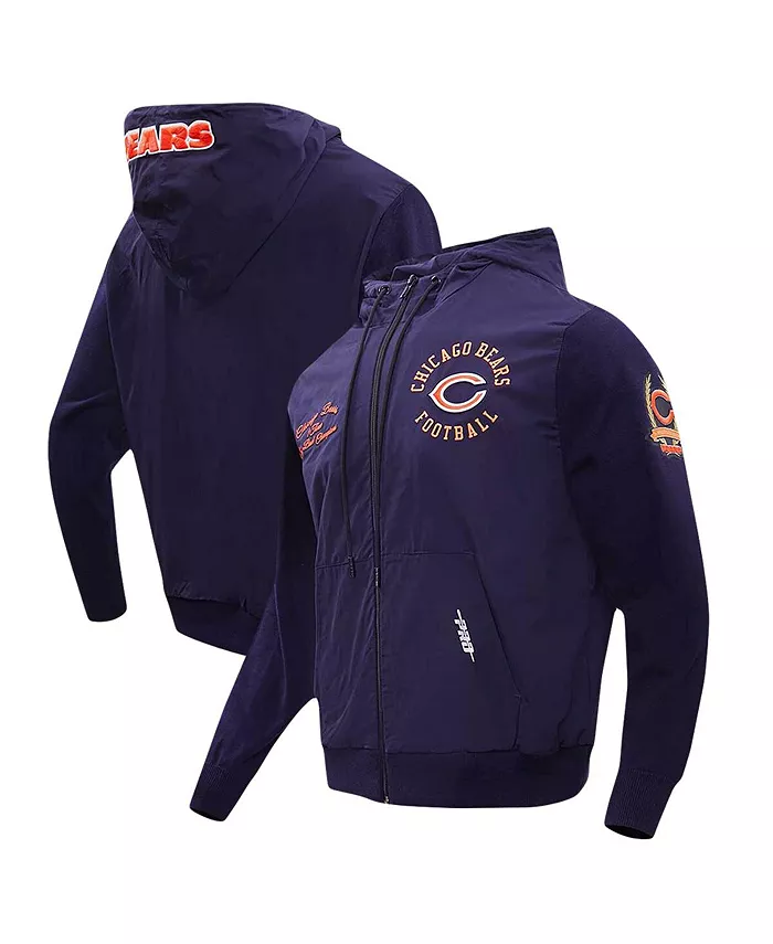 Мужская синяя толстовка Chicago Bears Hybrid Woven на молнии Pro Standard
Мужская синяя толстовка Chicago Bears Hybrid Woven на молнии Pro Standard