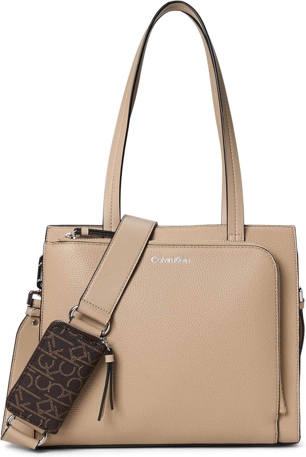 Сумка-тоут Calvin Klein Bay, Silver Mink/Brown/Khaki
Сумка-тоут Calvin Klein Bay, Silver Mink/Brown/Khaki