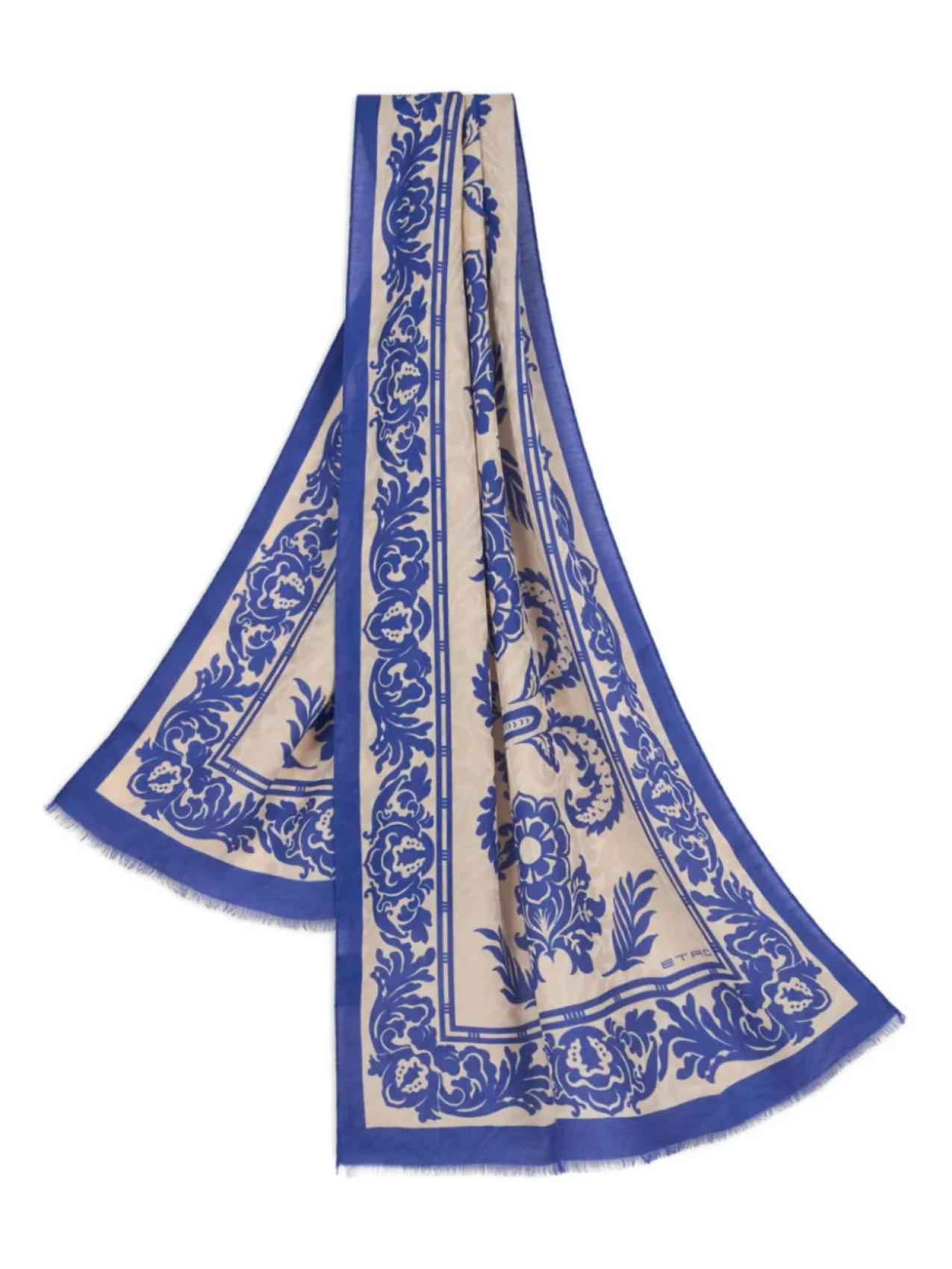 Шифоновый шарф с цветочным принтом ETRO, белый
Шифоновый шарф с цветочным принтом ETRO, белый