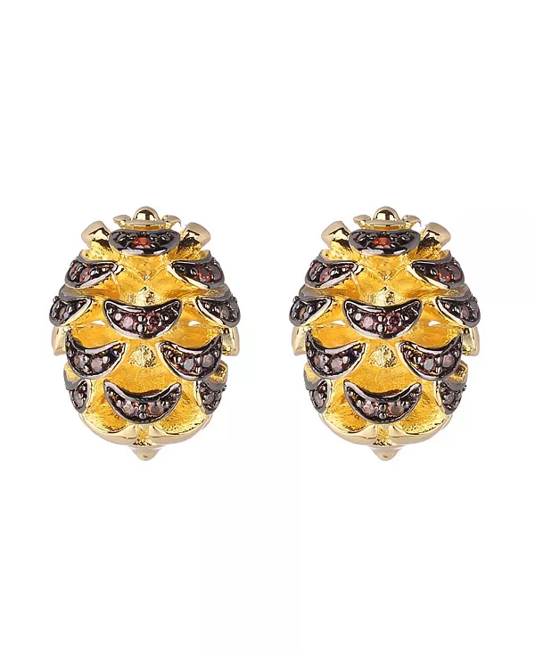 Серьга-Гвоздик в форме желудя с кубическими цирконами Noir, gold
Серьга-Гвоздик в форме желудя с кубическими цирконами Noir, gold