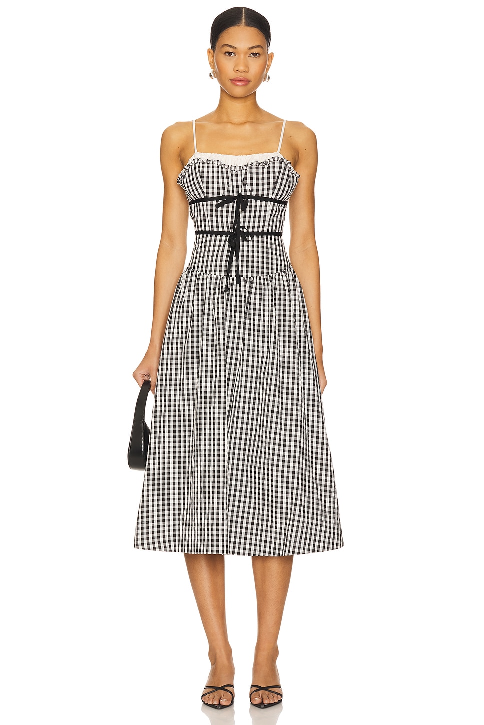 Платье миди в клетку "Georgia" от For Love & Lemons, black
Платье миди в клетку "Georgia" от For Love & Lemons, black
