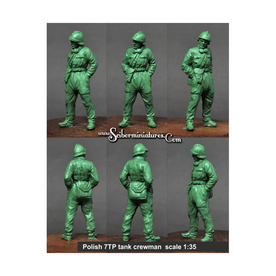 Польский танкист 7ТП №2, Historical Miniatures - Polish (1:35) (Scibor Monstrous Miniatures) 
Польский танкист 7ТП №2, Historical Miniatures - Polish (1:35) (Scibor Monstrous Miniatures)