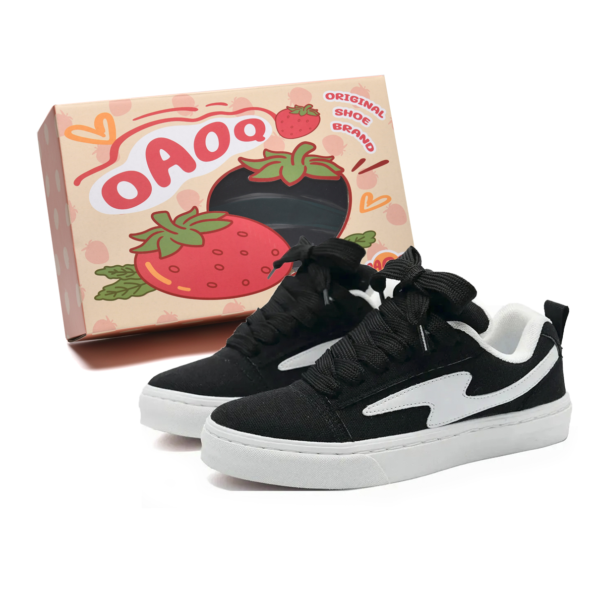 OAOQ Амортизирующие износостойкие легкие дышащие нескользящие низкие скейтбордские кроссовки унисекс с черными шнурками, цвет Black Shoe Laces
OAOQ Амортизирующие износостойкие легкие дышащие нескользящие низкие скейтбордские кроссовки унисекс с черными шнурками, цвет Black Shoe Laces