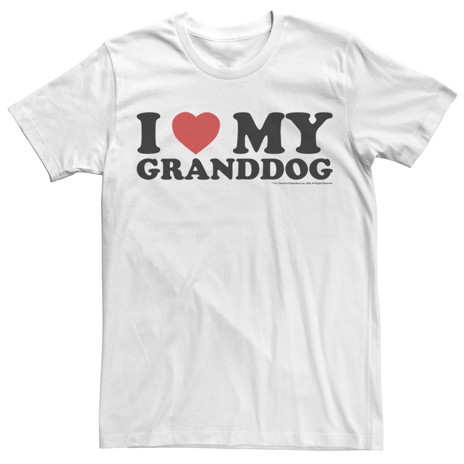 Мужская футболка с рисунком I Heart My Granddog Licensed Character
Мужская футболка с рисунком I Heart My Granddog Licensed Character
