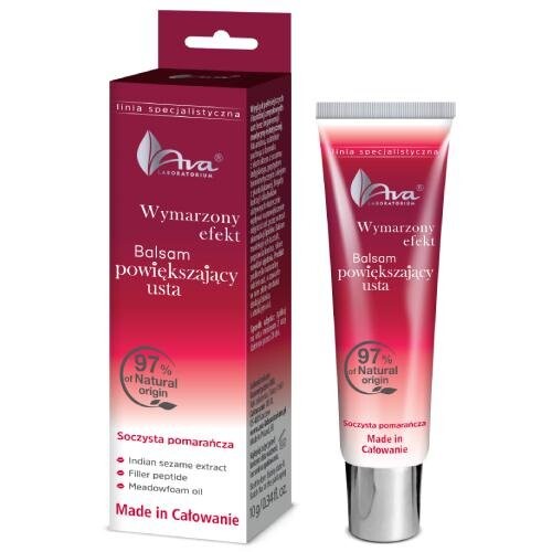Бальзам для объема губ, Сочный апельсин Ava
Бальзам для объема губ, Сочный апельсин Ava