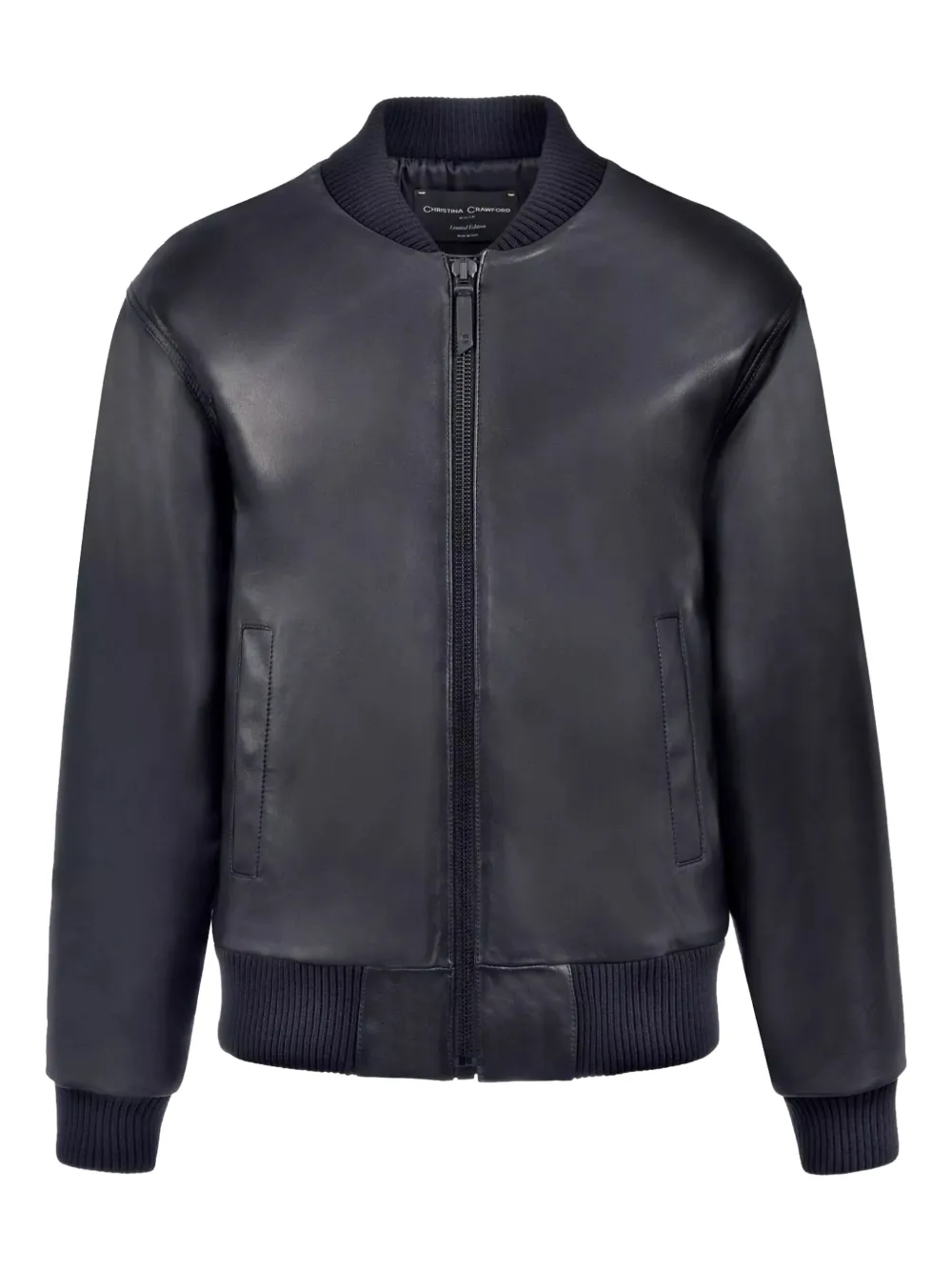 Бомбер с манжетами в рубчик CHRISTINA CRAWFORD, черный
Бомбер с манжетами в рубчик CHRISTINA CRAWFORD, черный
