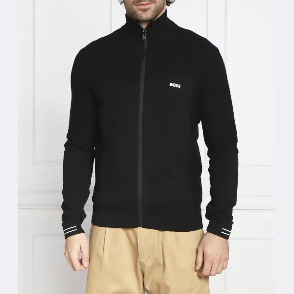 Толстовка из зилета стандартного кроя Boss, черный
Толстовка из зилета стандартного кроя Boss, черный