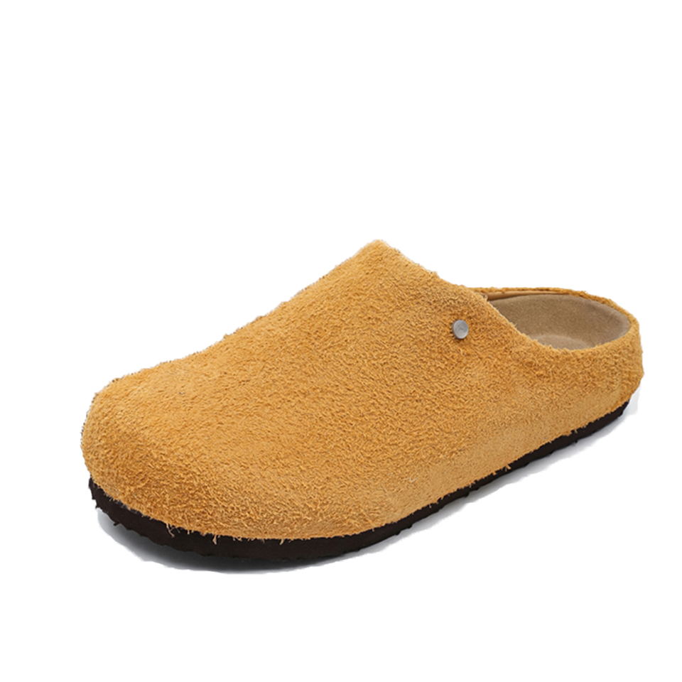 Lanza Унисекс тапочки с закрытым носком, противоскользящие, с длинным ворсом, желтые, цвет Long Fleece Yellow 
Lanza Унисекс тапочки с закрытым носком, противоскользящие, с длинным ворсом, желтые, цвет Long Fleece Yellow