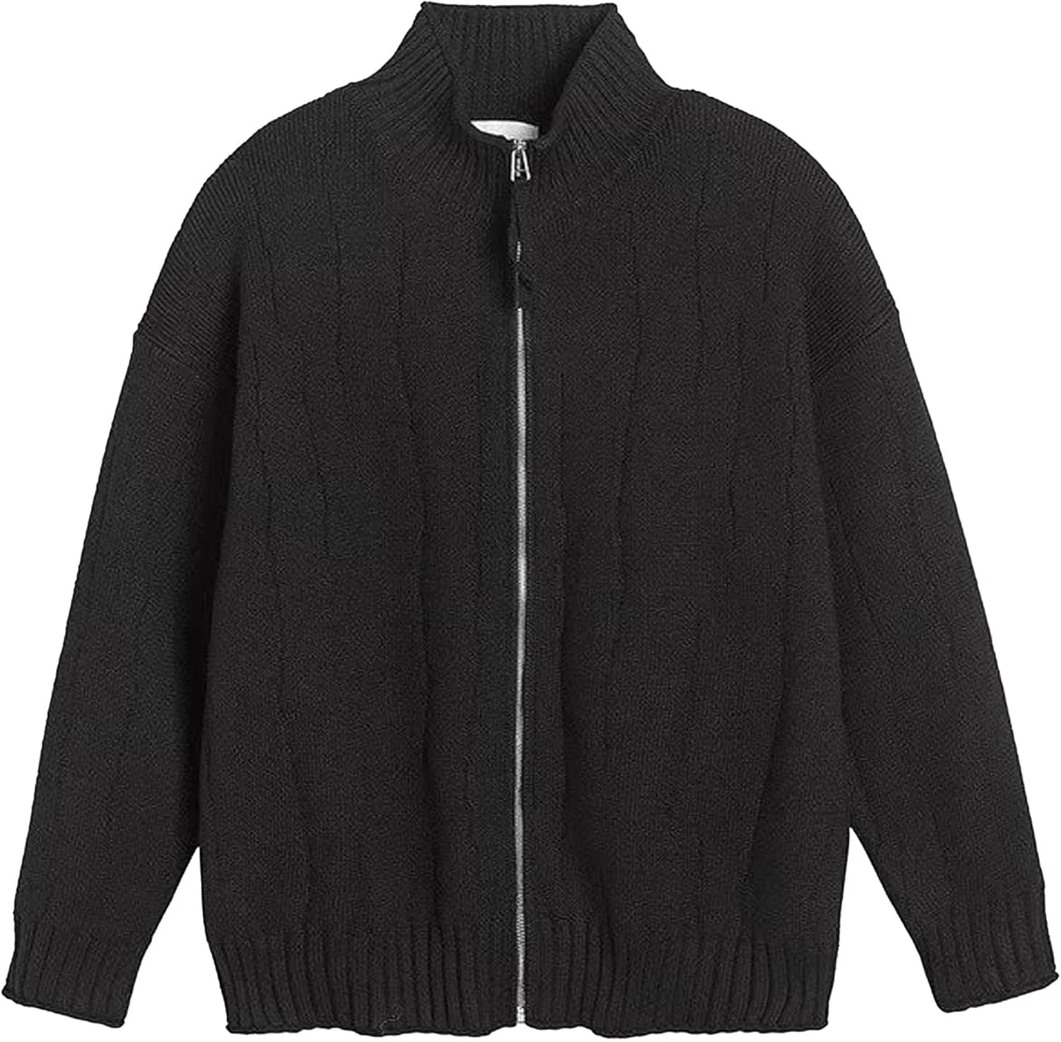 Мужской кардиган с воротником стойкой и рельефным узором SWJGLITTR
Мужской кардиган с воротником стойкой и рельефным узором SWJGLITTR