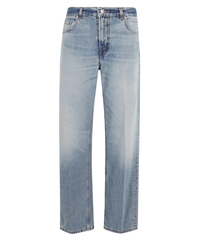 Синие джинсы с эффектом потертости и застежкой-молнией. Haikure, синий
Синие джинсы с эффектом потертости и застежкой-молнией. Haikure, синий