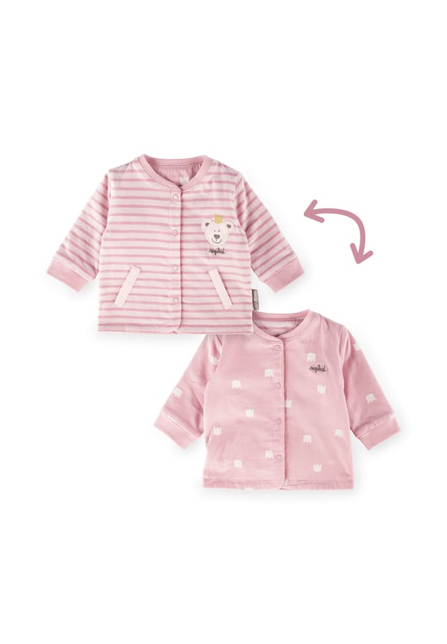 Двусторонняя куртка классическая детская для младенцев Sigikid, розовый
Двусторонняя куртка классическая детская для младенцев Sigikid, розовый