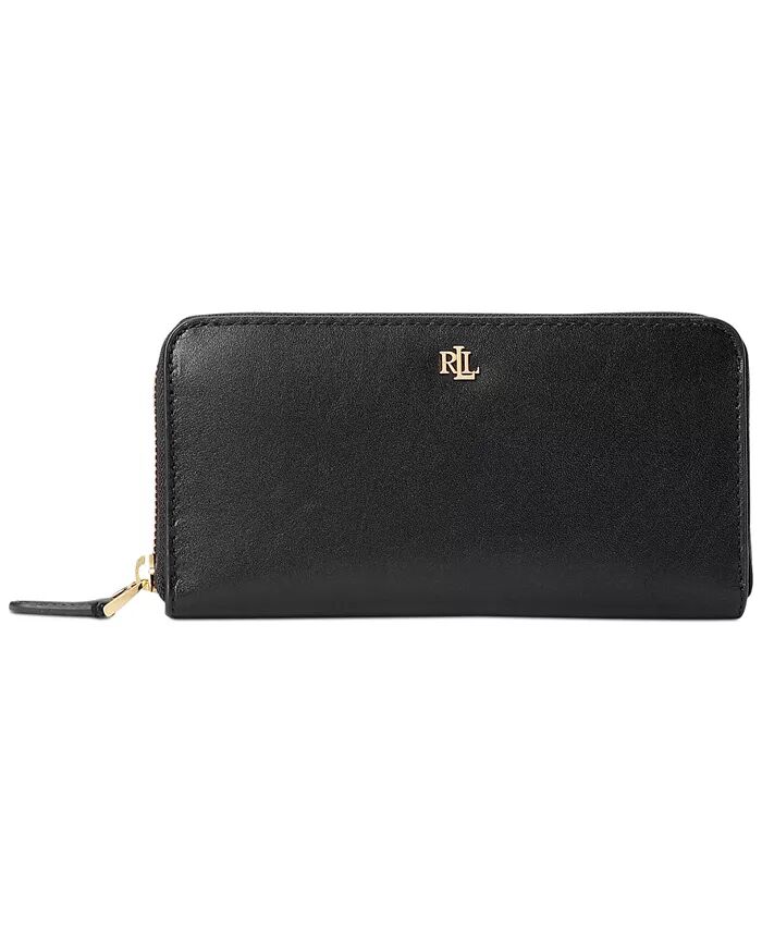 Женский большой континентальный кошелек из натуральной кожи на молнии Lauren Ralph Lauren, черный
Женский большой континентальный кошелек из натуральной кожи на молнии Lauren Ralph Lauren, черный