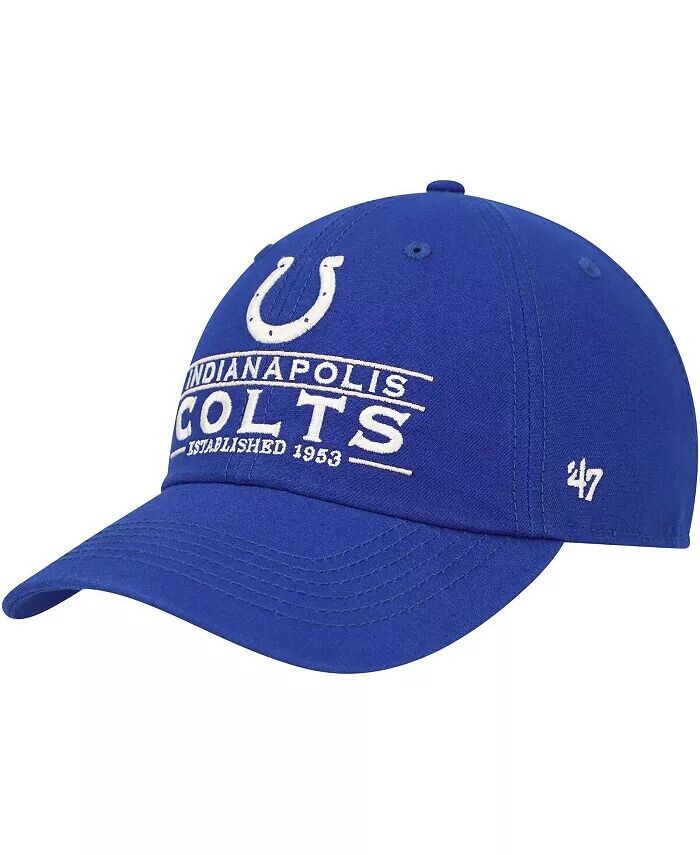 Мужская регулируемая шапка Royal Indianapolis Colts Vernon Clean Up '47 Brand, синий
Мужская регулируемая шапка Royal Indianapolis Colts Vernon Clean Up '47 Brand, синий