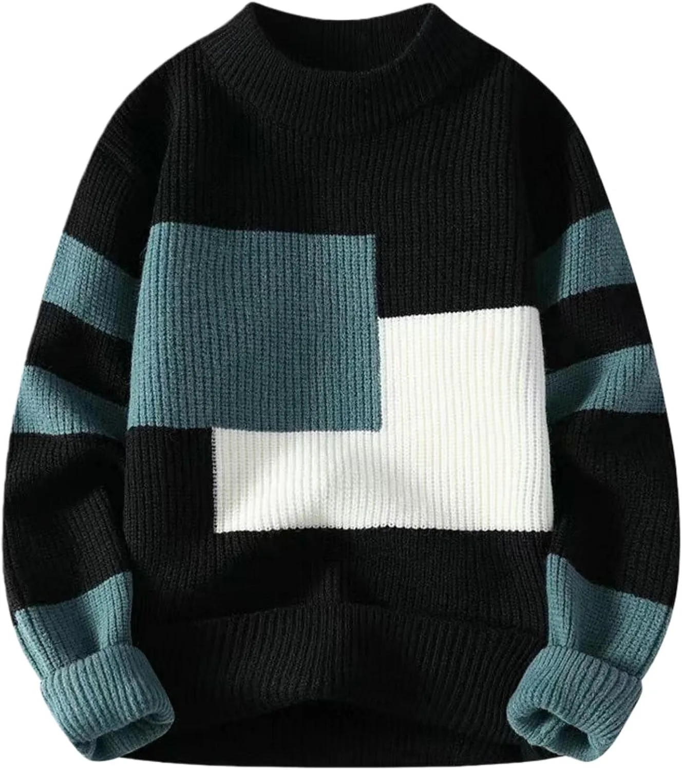 Мужской зимний трендовый свободный теплый свитер FOLKFOLD
Мужской зимний трендовый свободный теплый свитер FOLKFOLD