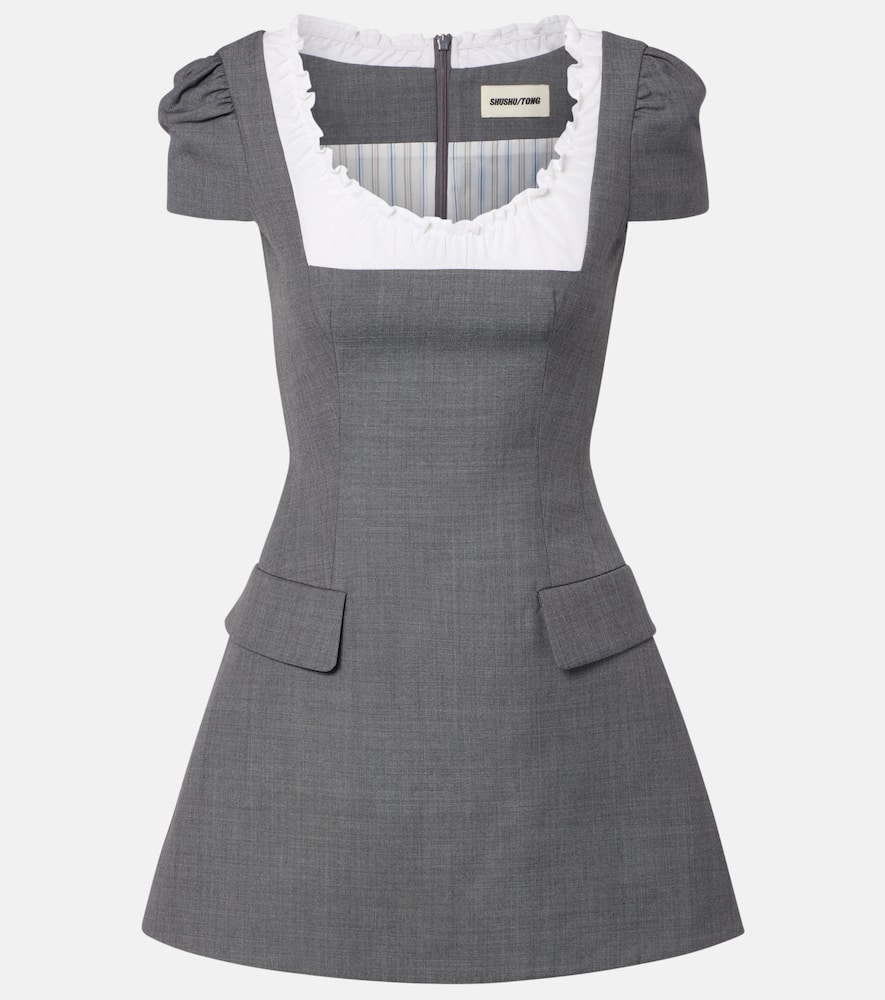 Мини-платье с рюшами Shushu/Tong, Grey
Мини-платье с рюшами Shushu/Tong, Grey