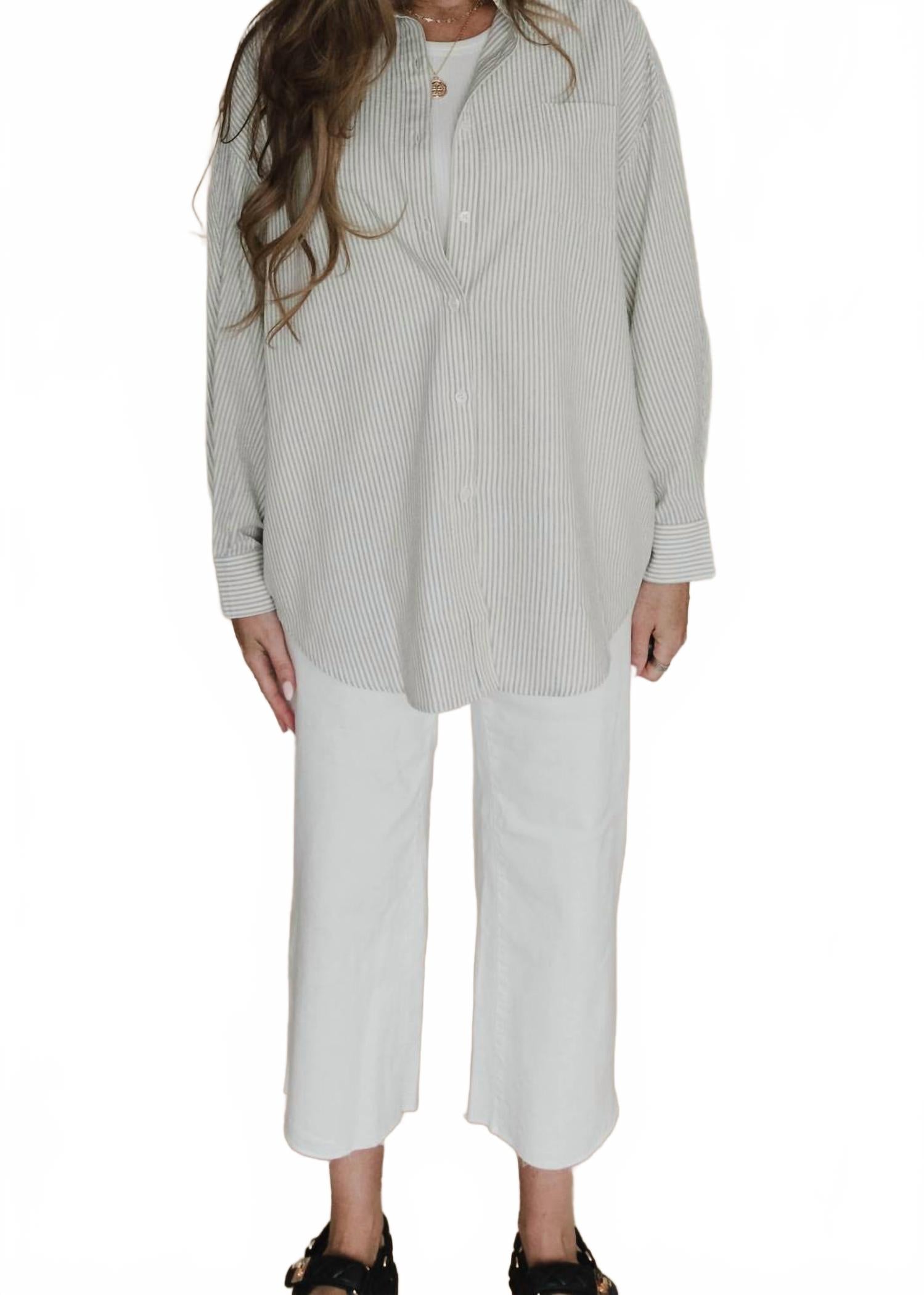 Искренне Ваша полосатая блуза на пуговицах в черно-белом цвете Things Between
Искренне Ваша полосатая блуза на пуговицах в черно-белом цвете Things Between