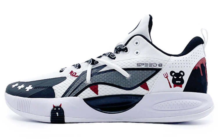 Баскетбольные кроссовки Speed 8 мужские низкие черные/белые/красные Lining
Баскетбольные кроссовки Speed 8 мужские низкие черные/белые/красные Lining