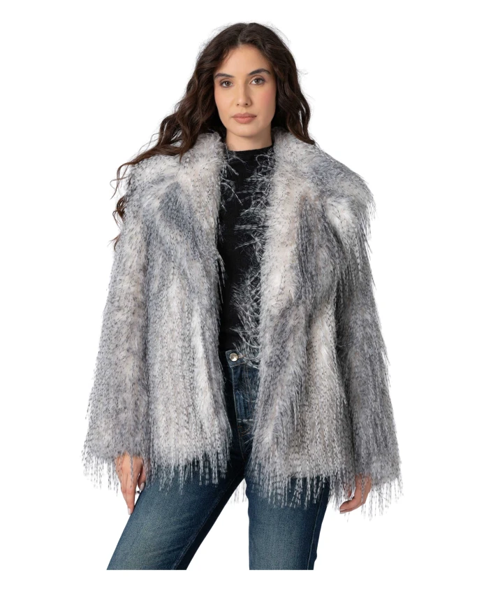 Пушистая куртка из искусственного меха Kocca, серый
Пушистая куртка из искусственного меха Kocca, серый