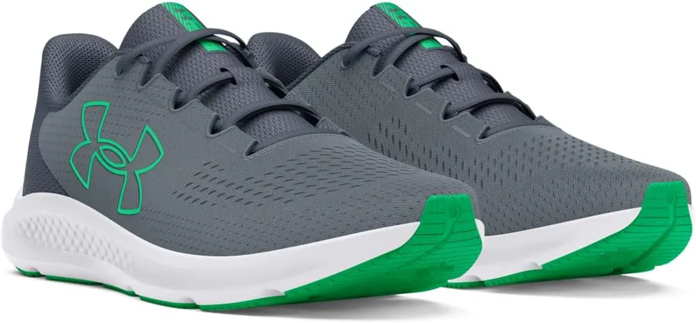 Мужские кроссовки Under Armour Charged Pursuit 3 с большой логотипом, серый/зеленый
Мужские кроссовки Under Armour Charged Pursuit 3 с большой логотипом, серый/зеленый