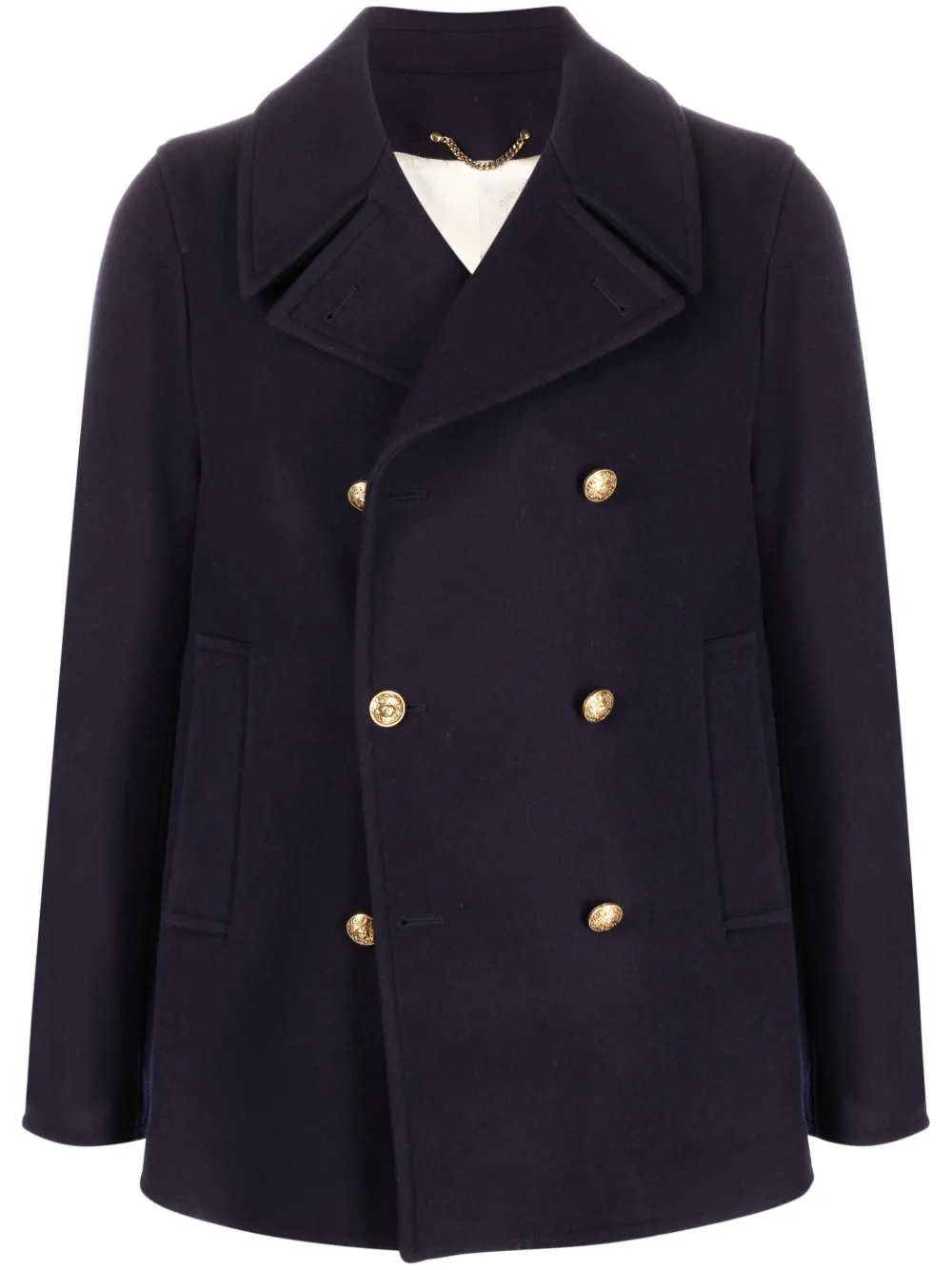 Двубортный пиджак с нашивкой-логотипом GOLDEN GOOSE, синий
Двубортный пиджак с нашивкой-логотипом GOLDEN GOOSE, синий