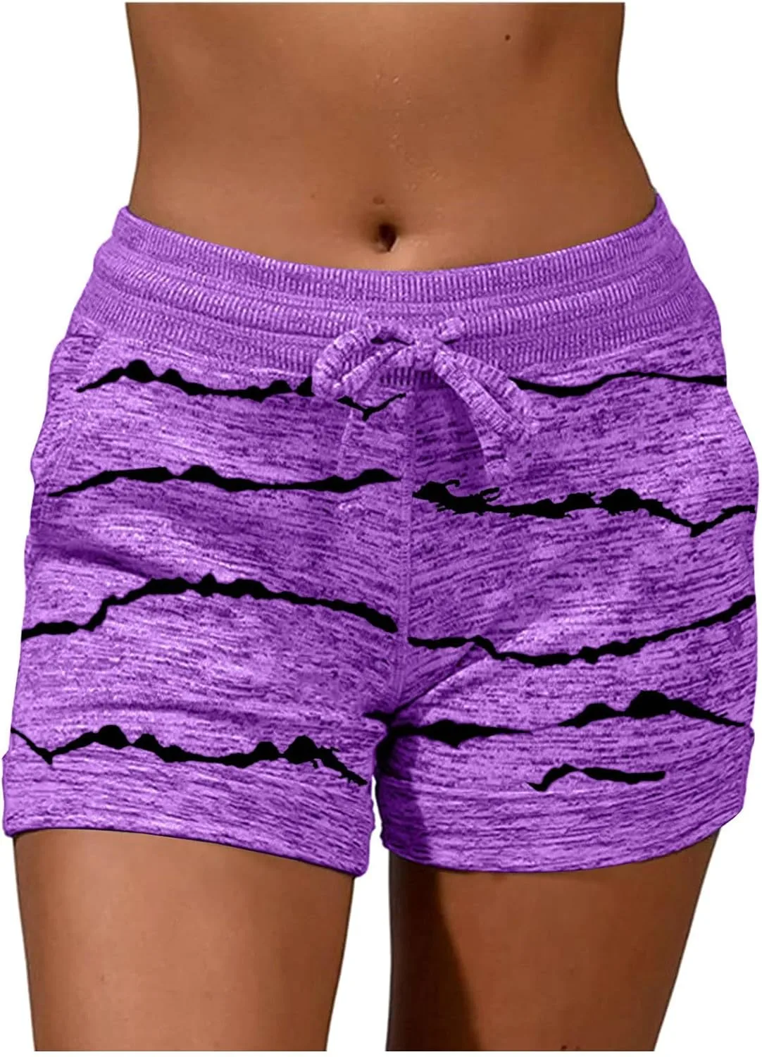 Летние шорты для женщин 2025, полосатые, с эластичным поясом на шнурке
Летние шорты для женщин 2025, полосатые, с эластичным поясом на шнурке