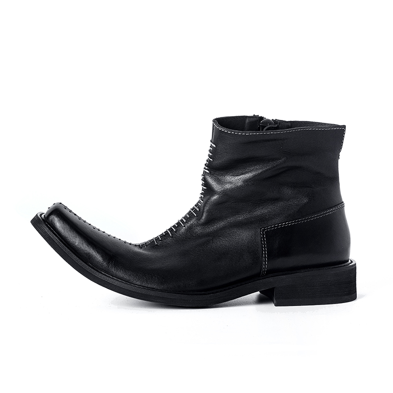 HUANXIANGZHE Ботильоны мужские черные
HUANXIANGZHE Ботильоны мужские черные