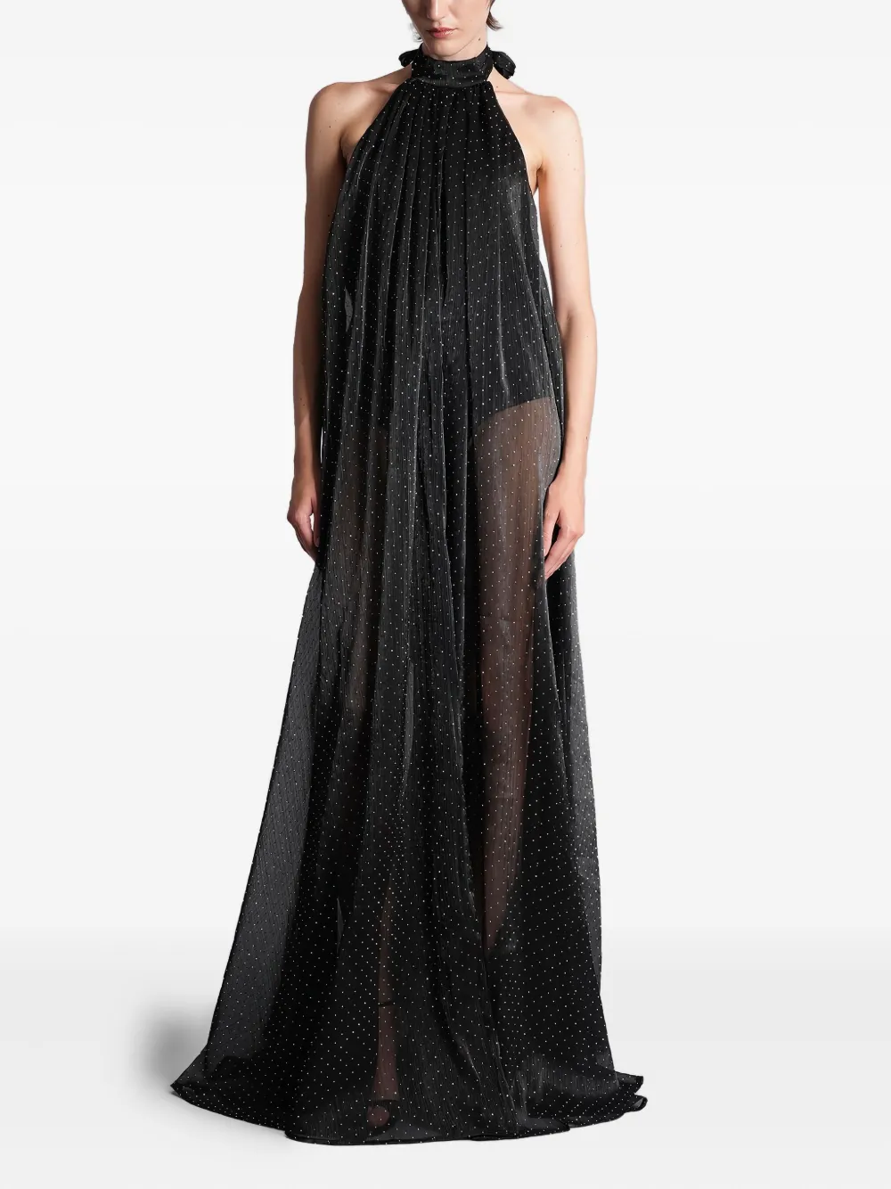 Платье Iris с халтером в горошек Siedres, черный
Платье Iris с халтером в горошек Siedres, черный