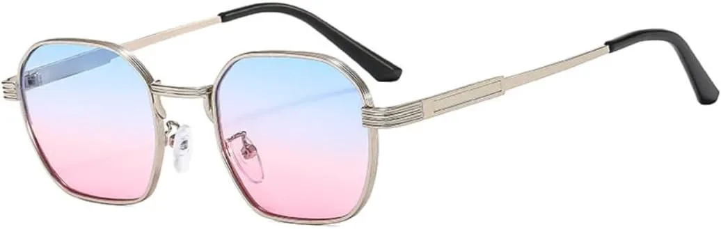 Ретро квадратные солнцезащитные очки для женщин, модные градиентные линзы, металлическая оправа, панк, защита от УФ-излучения UV400 HPIRME, Silver-bluepink
Ретро квадратные солнцезащитные очки для женщин, модные градиентные линзы, металлическая оправа, панк, защита от УФ-излучения UV400 HPIRME, Silver-bluepink