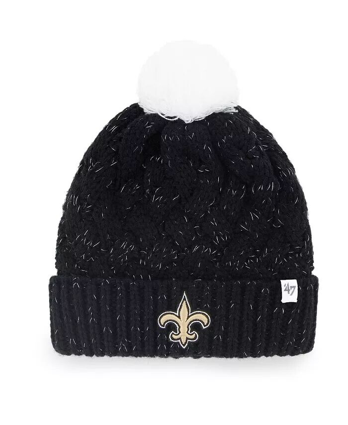 Женская черная вязаная шапка с манжетами и помпоном New Orleans Saints Fiona Logo '47 '47 Brand, черный
Женская черная вязаная шапка с манжетами и помпоном New Orleans Saints Fiona Logo '47 '47 Brand, черный