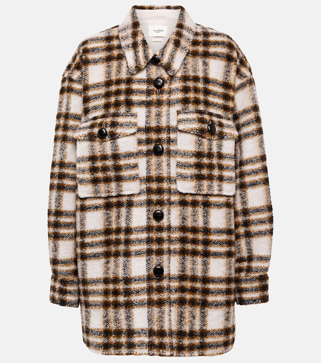 Клетчатая куртка Harveli Marant Etoile, экрю
Клетчатая куртка Harveli Marant Etoile, экрю