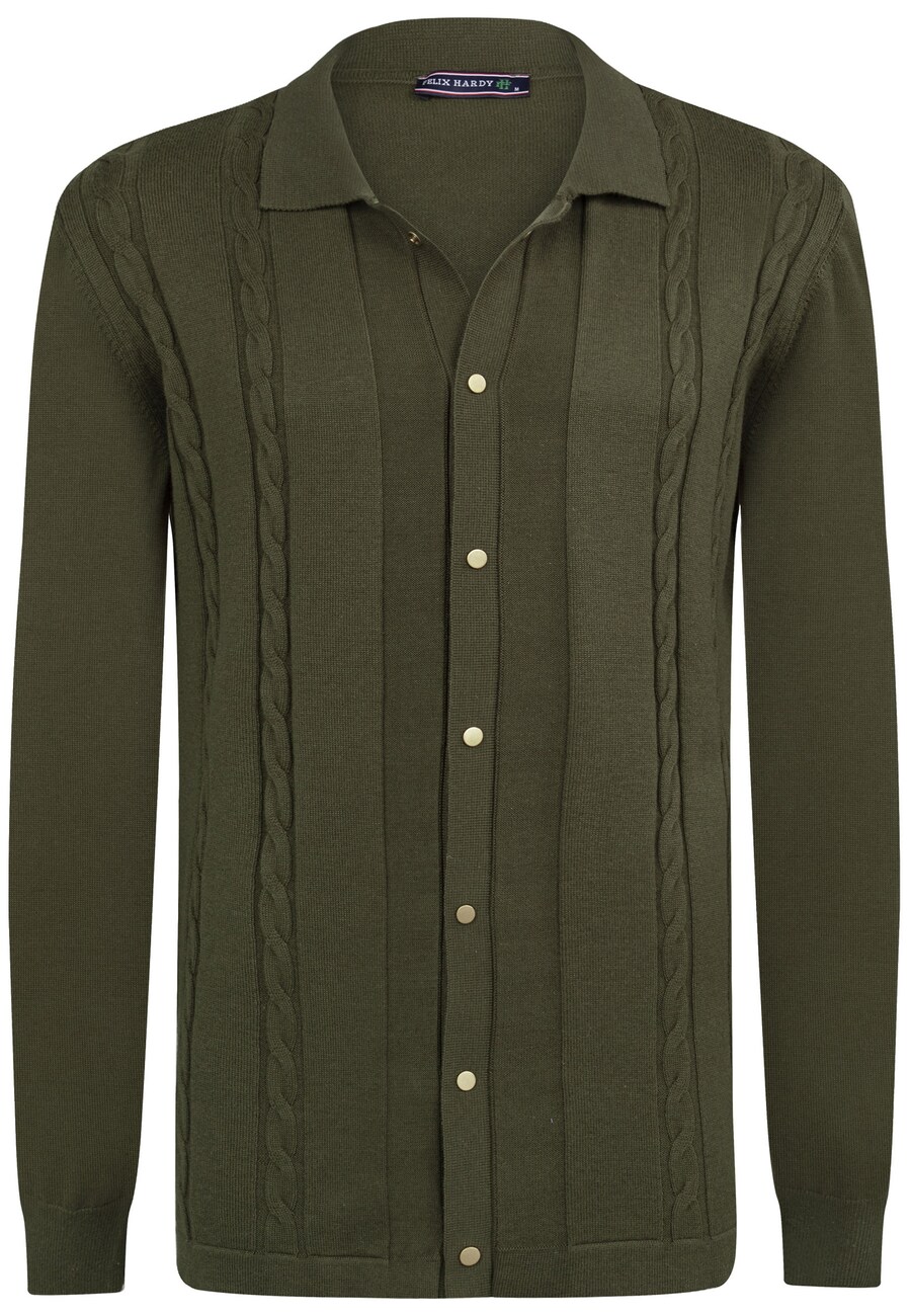 Вязаный кардиган классического кроя Felix Hardy, зеленый
Вязаный кардиган классического кроя Felix Hardy, зеленый