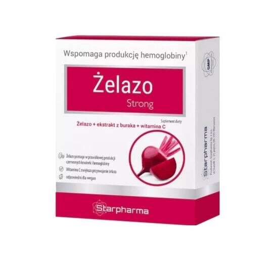 Starpharma, Желазо Стронг 30к свекла
Starpharma, Желазо Стронг 30к свекла