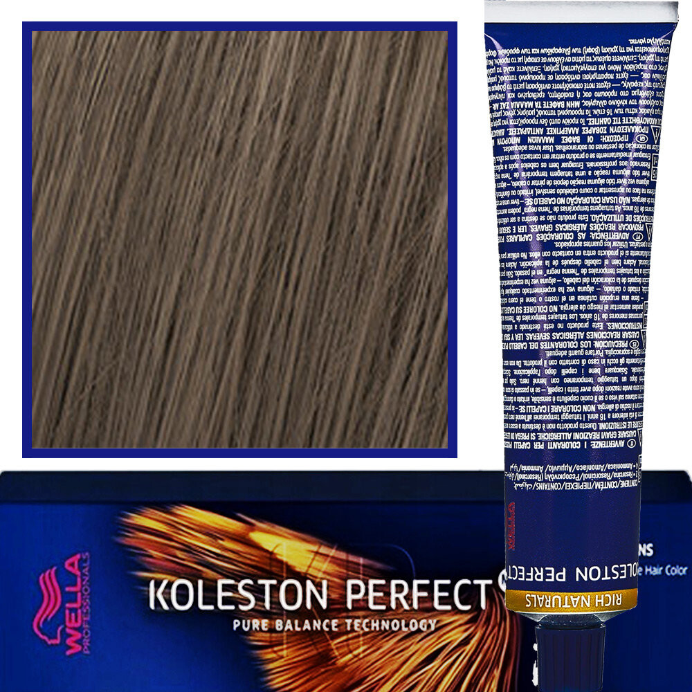 Краска для волос Wella Koleston Me 60мл 7/18 Пепельно-жемчужный средний блондин
Краска для волос Wella Koleston Me 60мл 7/18 Пепельно-жемчужный средний блондин