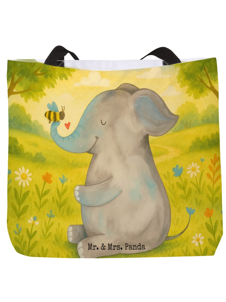 Mr. & Mrs. Panda Сумка-шоппер с изображением слона и пчелы, без надписи, белого цвета
Mr. & Mrs. Panda Сумка-шоппер с изображением слона и пчелы, без надписи, белого цвета