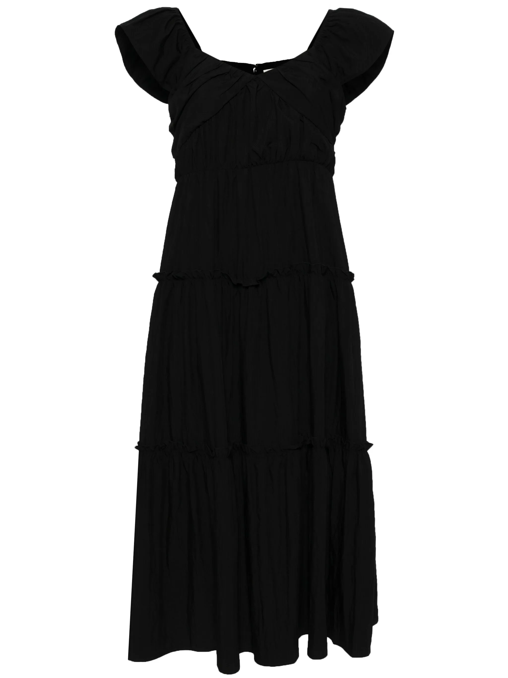 Ярусное платье миди со складками B+Ab, черный
Ярусное платье миди со складками B+Ab, черный