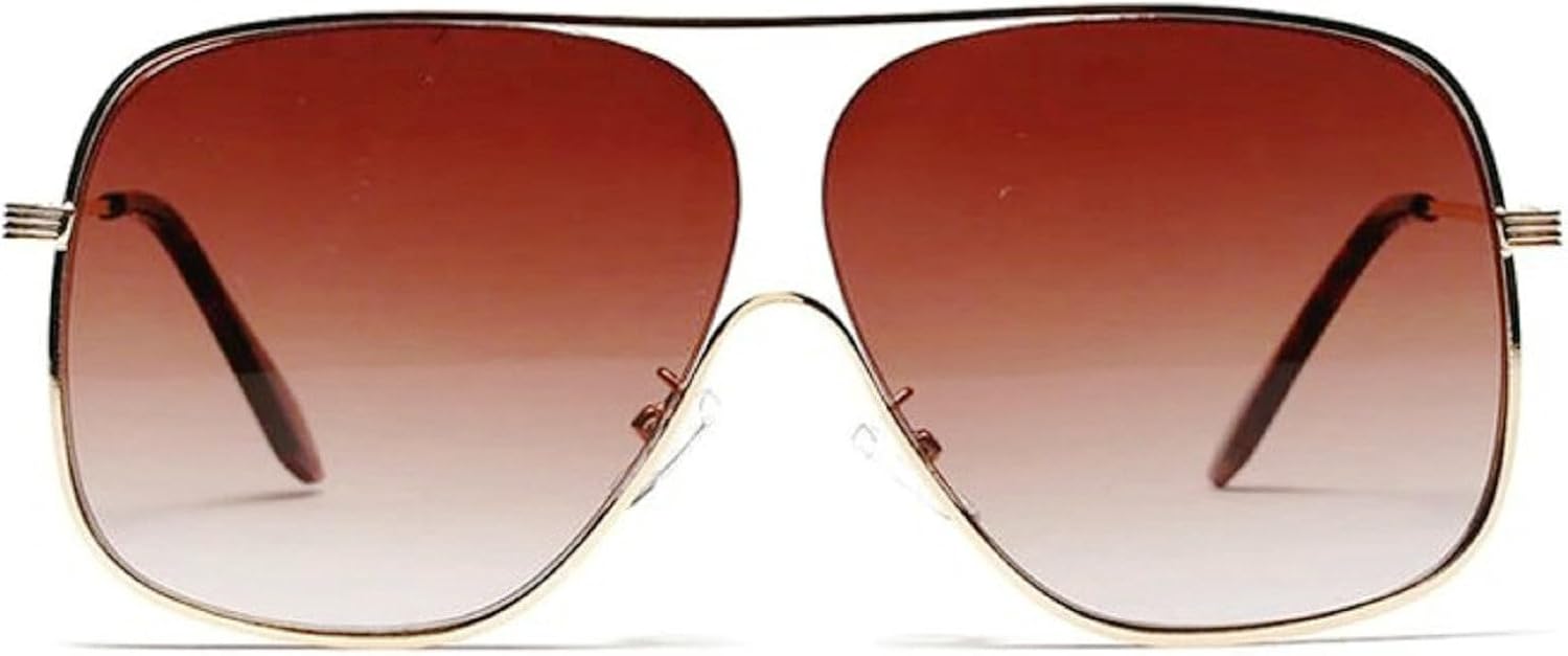 Большие солнцезащитные очки-пилот для женщин и мужчин, модные ретро-очки квадратной формы, винтажные солнцезащитные очки с градиентным переходом цвета, защита от УФ-излучения mincl, Brown
Большие солнцезащитные очки-пилот для женщин и мужчин, модные ретро-очки квадратной формы, винтажные солнцезащитные очки с градиентным переходом цвета, защита от УФ-излучения mincl, Brown
