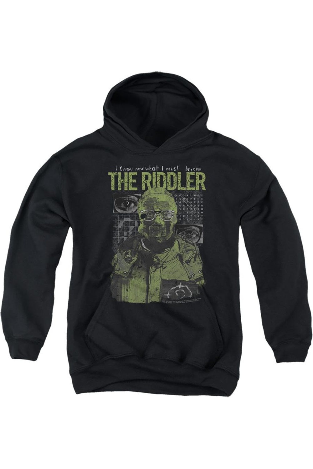 Батмен (2022) худи с иллюстрацией Загадочника для подростков Gildan, черный
Батмен (2022) худи с иллюстрацией Загадочника для подростков Gildan, черный