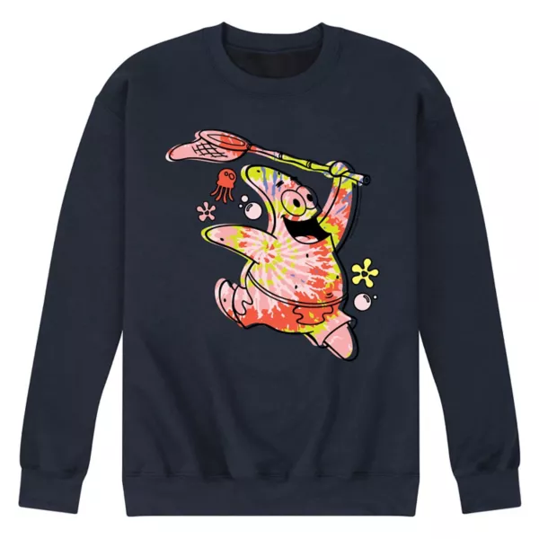 Мужской флисовый худи с тай-дай принтом Патрика из "Губки Боба" Nickelodeon, синий
Мужской флисовый худи с тай-дай принтом Патрика из "Губки Боба" Nickelodeon, синий