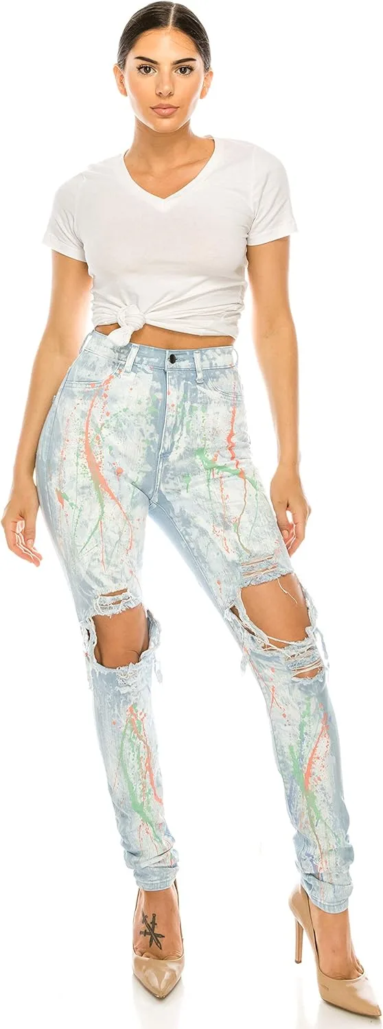 Джинсы Aphrodite Washed Skinny для женщин, высокие, с принтом AP Blue
Джинсы Aphrodite Washed Skinny для женщин, высокие, с принтом AP Blue