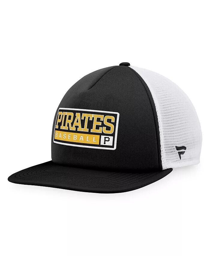 Мужская черно-белая кепка Pittsburgh Pirates Foam Trucker Snapback Majestic
Мужская черно-белая кепка Pittsburgh Pirates Foam Trucker Snapback Majestic