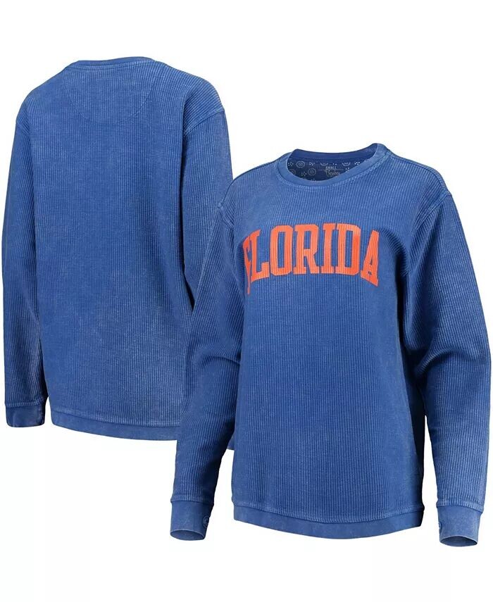Женский базовый пуловер с аркой Royal Florida Gators из удобного шнура в винтажном стиле Pressbox
Женский базовый пуловер с аркой Royal Florida Gators из удобного шнура в винтажном стиле Pressbox