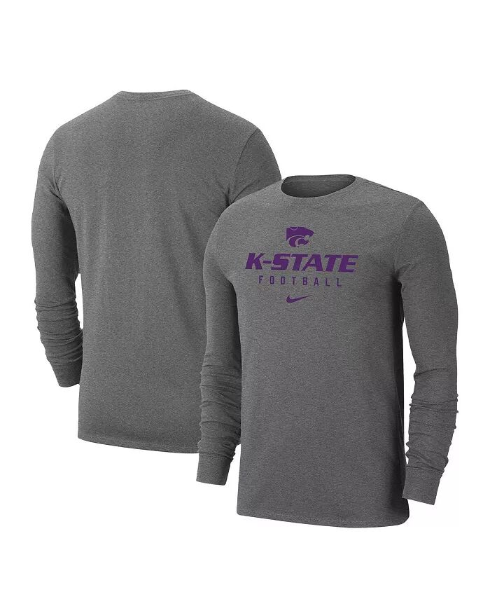 Футболка мужская Heather Grey Kansas State Wildcats Changeover с длинным рукавом Nike
Футболка мужская Heather Grey Kansas State Wildcats Changeover с длинным рукавом Nike