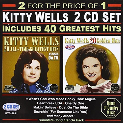 CD диск Wells, Kitty: 40 Greatest Hits
CD диск Wells, Kitty: 40 Greatest Hits
