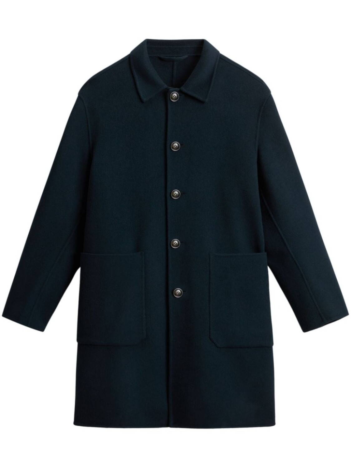 Woolrich однобортное пальто, синий
Woolrich однобортное пальто, синий