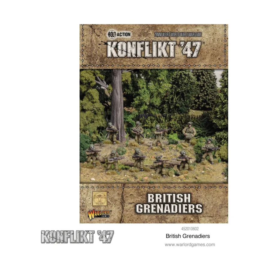Британские гренадеры, Konflikt '47 - British Army (28mm) (Warlord Games)
Британские гренадеры, Konflikt '47 - British Army (28mm) (Warlord Games)